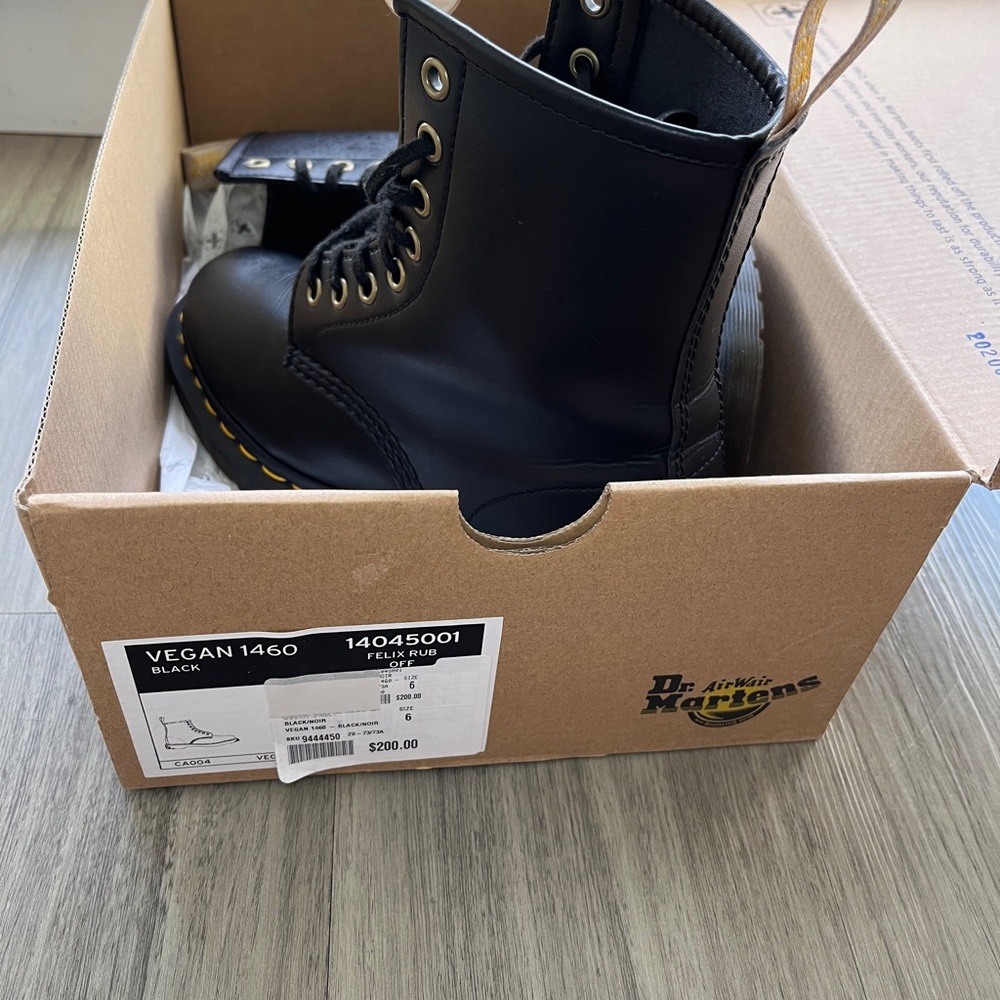 Dr. Martens Vegan 1460 Black Boots